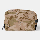 Wüstenkampfarena mit Kies, Militär, Armee Waschbeutel (Rückseite)