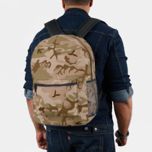 Wüstenkampfmuster, militärisches Muster, Armee Bedruckter Rucksack