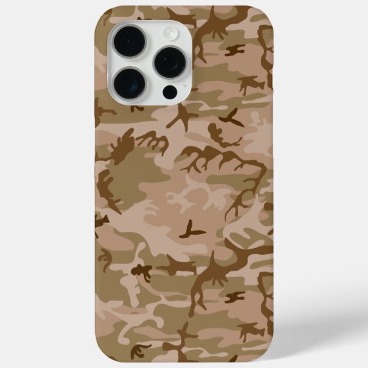 Wüstenkampfmuster, militärisches Muster, Armee Case-Mate iPhone Hülle (Rückseite)
