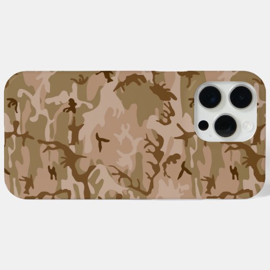 Wüstenkampfmuster, militärisches Muster, Armee Case-Mate iPhone Hülle (Rückseite (Horizontal))