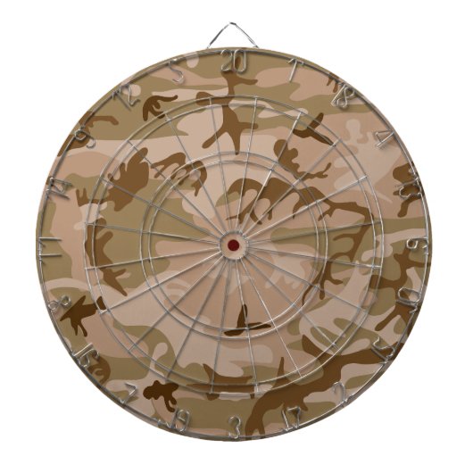 Wüstenkampfmuster, militärisches Muster, Armee Dartscheibe (vorne)