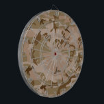 Wüstenkampfmuster, militärisches Muster, Armee Dartscheibe<br><div class="desc">Elegantes, stilvolles und ausgeklügeltes Wüstentarnung in Braun- und Grüntönen. Moderne und trendige Geschenke, perfekt für den militärischen Liebhaber in Ihrem Leben.</div>