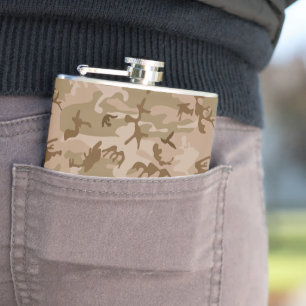Wüstenkampfmuster, militärisches Muster, Armee Flachmann