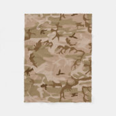 Wüstenkampfmuster, militärisches Muster, Armee Fleecedecke (Vorderseite)