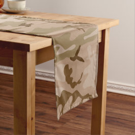 Wüstenkampfmuster, militärisches Muster, Armee Kurzer Tischläufer