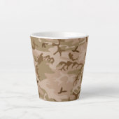 Wüstenkampfmuster, militärisches Muster, Armee Milchtasse (Vorderseite)