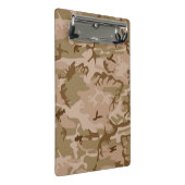 Wüstenkampfmuster, militärisches Muster, Armee Mini Klemmbrett (Schrägansicht)