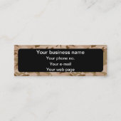 Wüstenkampfmuster, militärisches Muster, Armee Mini Visitenkarte (Vorderseite)