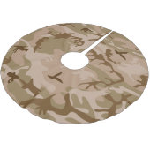 Wüstenkampfmuster, militärisches Muster, Armee Polyester Weihnachtsbaumdecke (Schrägansicht)