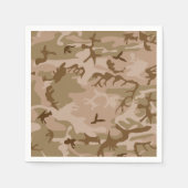 Wüstenkampfmuster, militärisches Muster, Armee Serviette (Vorderseite)