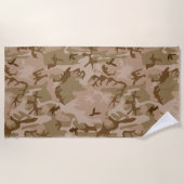 Wüstenkampfmuster, militärisches Muster, Armee Strandtuch (Vorderseite)