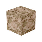 Wüstenkampfmuster, militärisches Muster, Armee Würfel (Rückseite Schrägansicht)