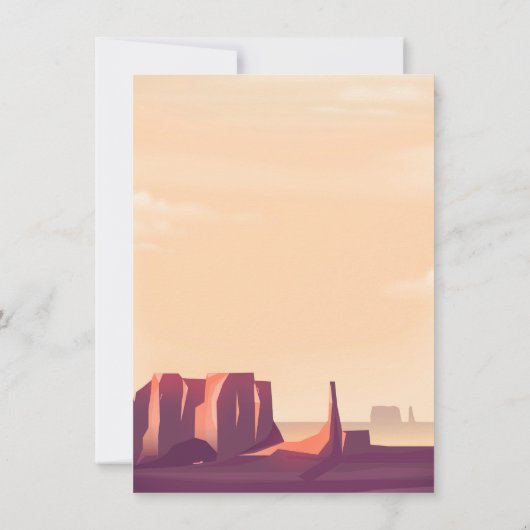 Wüstenkanonen Einladung (Rückseite)