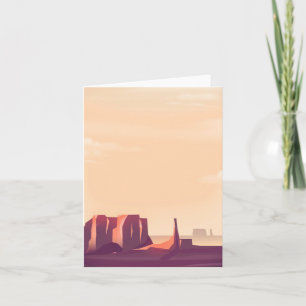 Wüstenkanonen Feiertagskarte