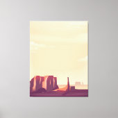 Wüstenkanonen Leinwanddruck (Vorderseite)