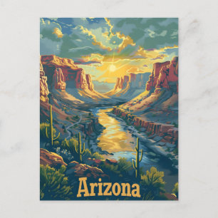 Wüstenklippen von Arizona Postkarte
