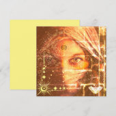 Wüstenkönigin Einladung (Vorne/Hinten)