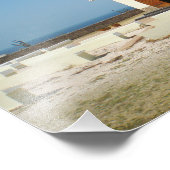 Wüstenkunst, Architektur der tropischen Strandkirc Fotodruck (Ecke)