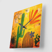 Wüstenkunst der Wall-Uhr Quadratische Wanduhr (Winkel)