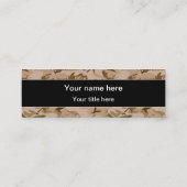 Wüstenkuppel, Militärmuster, Armee Mini Visitenkarte (Rückseite)