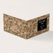 Wüstenkuppel, Militärmuster, Armee Visitenkarten (Vorderseite)