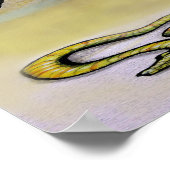 Wüstenküste Poster (Ecke)