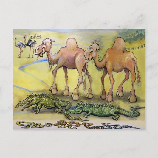 Wüstenküste Postkarte (Vorderseite)