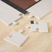Wüstenlandschaft, Arizona, Boho-Abstraktkunst Puzzle (Seite)