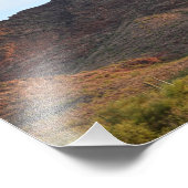 Wüstenlandschaft Arizona Fotodruck (Ecke)