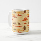 Wüstenlandschaft Arizona Muster Kaffeetasse (Vorderseite Links)