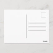 Wüstenlandschaft Cactus und Agave Postkarte (Rückseite)