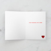 Wüstenlandschaft Camouflage Valentine Herzenslust Feiertagskarte (Innenseite)