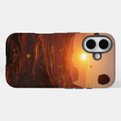 Wüstenlandschaft der Desolat-Alien Case-Mate iPhone Hülle (Rückseite (Horizontal))