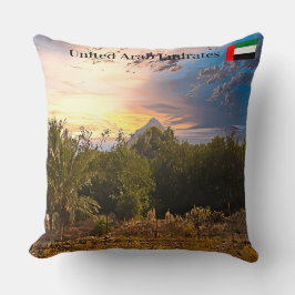 Wüstenlandschaft der Vereinigten Arabischen Emirat Kissen