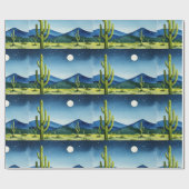 Wüstenlandschaft Geschenkpapier (Flach)