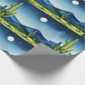 Wüstenlandschaft Geschenkpapier (Ecke)