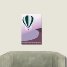 Wüstenlandschaft Grüne und Lila Kunst