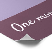 Wüstenlandschaft Grüne und Lila Kunst Poster (Ecke)