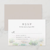 Wüstenlandschaft Hochzeit RSVP Karte (Vorne/Hinten)