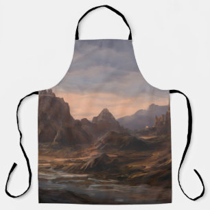 Wüstenlandschaft im Freien Schürze