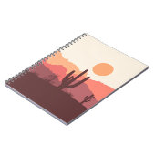 Wüstenlandschaft in Mexiko Notizblock (Linke Seite)