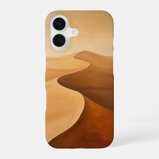 Wüstenlandschaft iPhone 16 Hülle (Rückseite)
