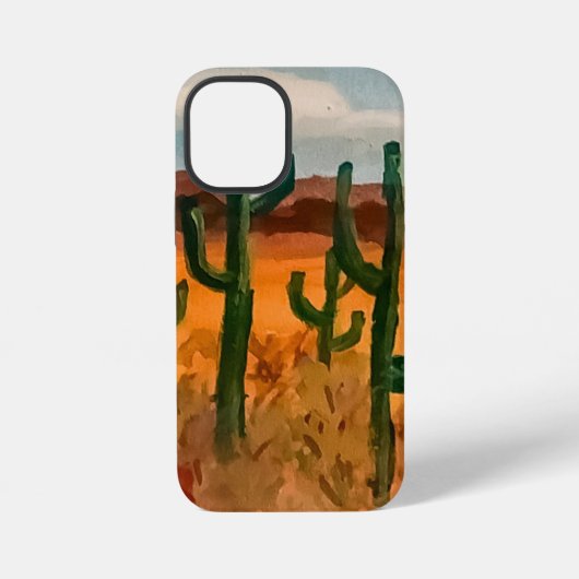 Wüstenlandschaft iPhone Hülle (Rückseite)