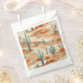 Wüstenlandschaft Kaktus Geschenktütchen (Ausgeschnitten)