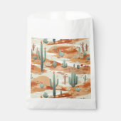 Wüstenlandschaft Kaktus Geschenktütchen (Vorderseite)
