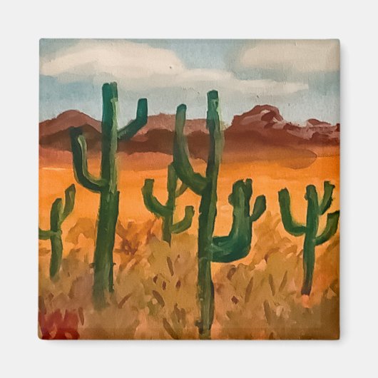 Wüstenlandschaft Magnet (Vorne)