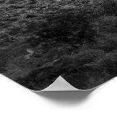 Wüstenlandschaft mit Graffiti Poster (Ecke)