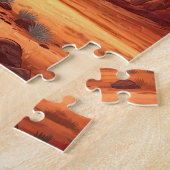Wüstenlandschaft mit Kakteen-Scene-Puzzle Puzzle (Seite)
