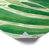 Wüstenlandschaft mit Kaktus Aquarelldruck Poster (Ecke)