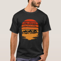 Wüstenlandschaft mit Kamelsonnenuntergang Vintag